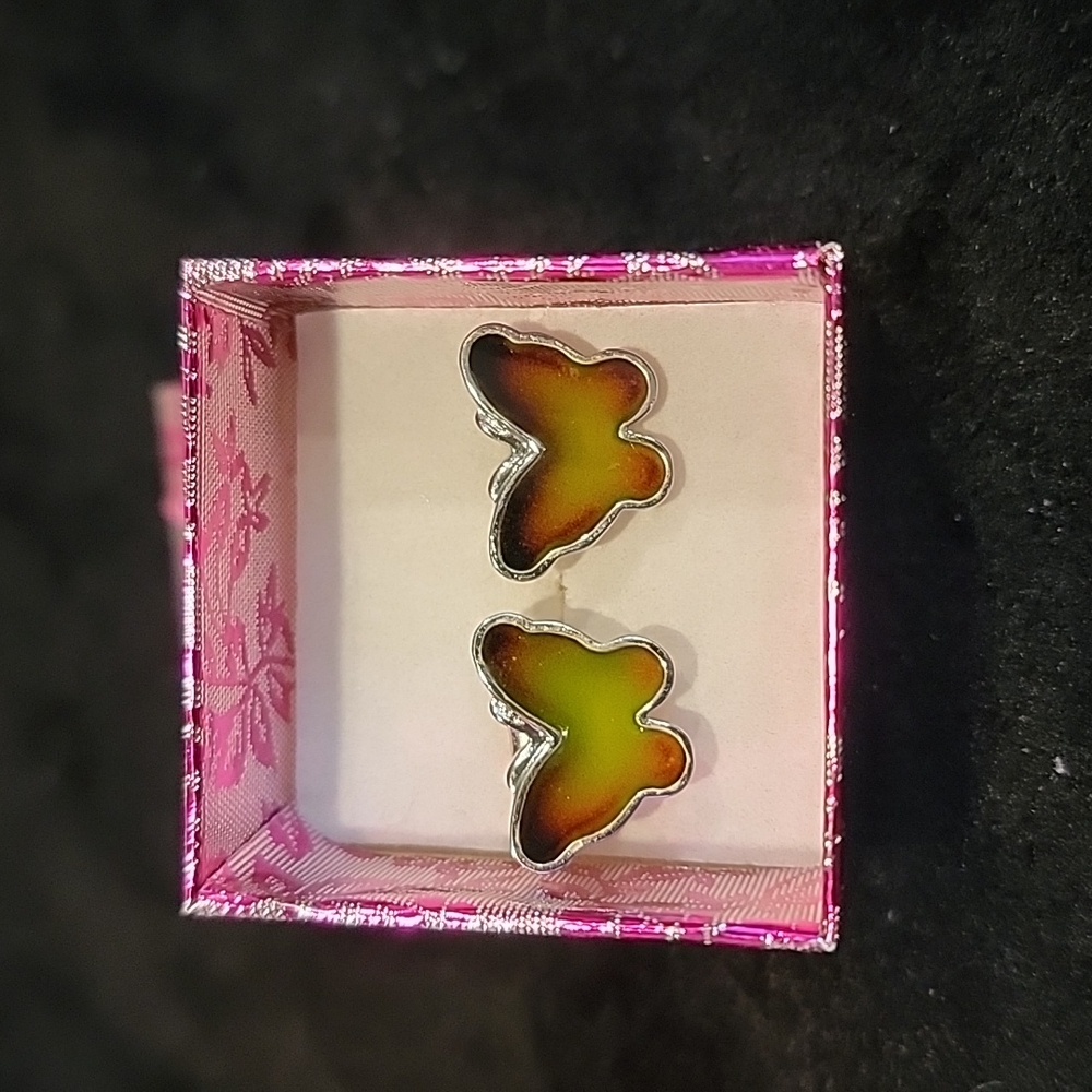 Mood butterfly earrings